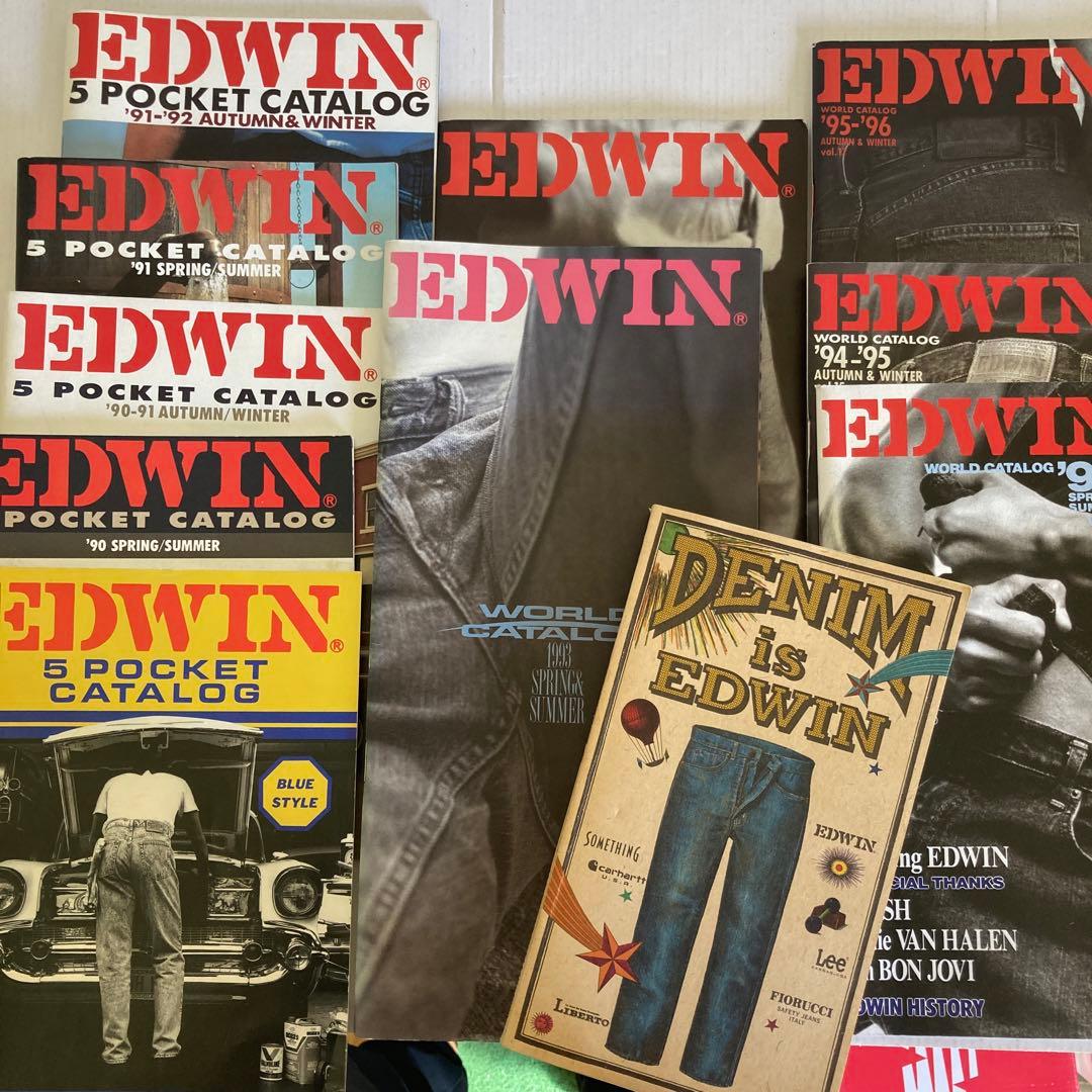 【EDWIN エドウィン】公式カタログ 90年代 11冊セット！