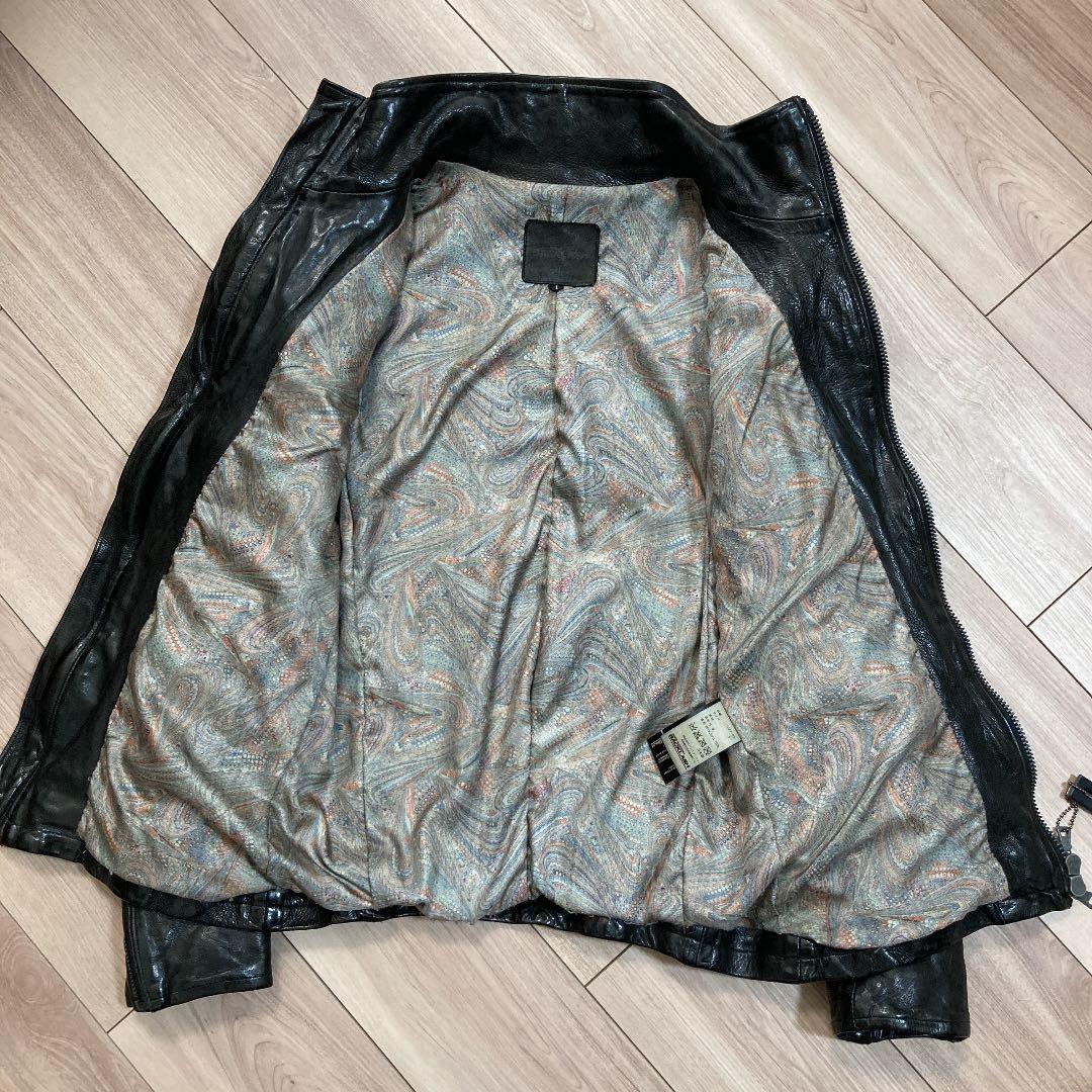 バックラッシュ イタリアンオイルショルダー製品染めブルゾン sizeS