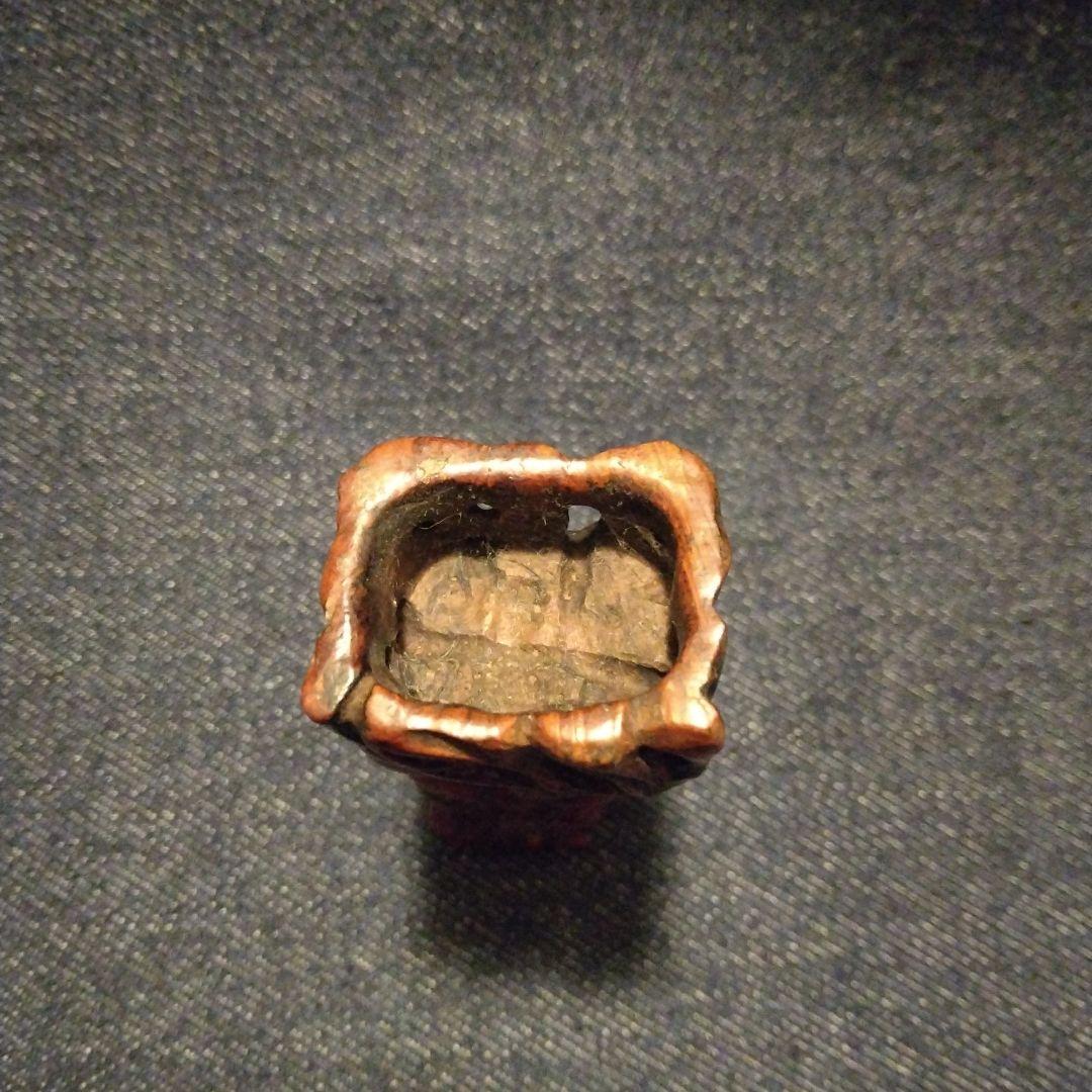 古い　根付　さげもの　骨董　木製　着物