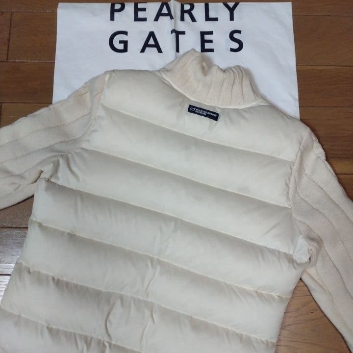 ⭐極暖⭐パーリーゲイツ⭐マスターバニー⭐ダウンニット⭐ホワイト系⭐M⭐