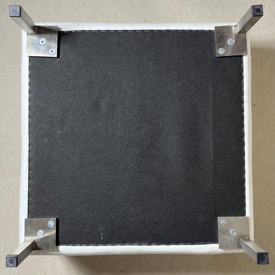 eilersen アイラーセン スツール オットマン レザー 本革 ホワイト 白