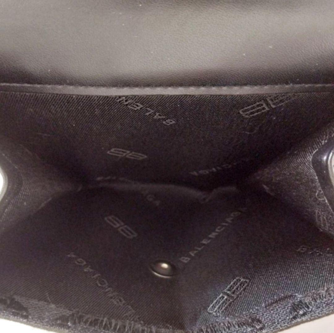 BALENCIAGA　バレンシアガ　キャンバスレザー　折り財布