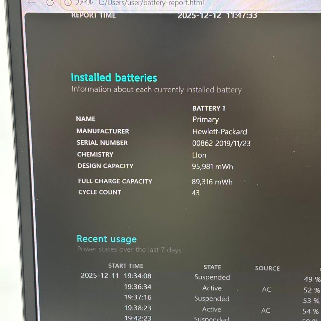 Windowsノート本体 HP ZBook Studio G5 2.90GHz/32GB/512GB 3