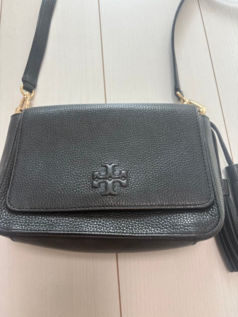 最終値下げ！Tory Burch ブラックショルダーバッグ