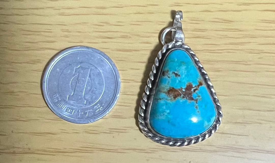 (mahalo様用)ナバホ族ターコイズペンダントトップ　silver925