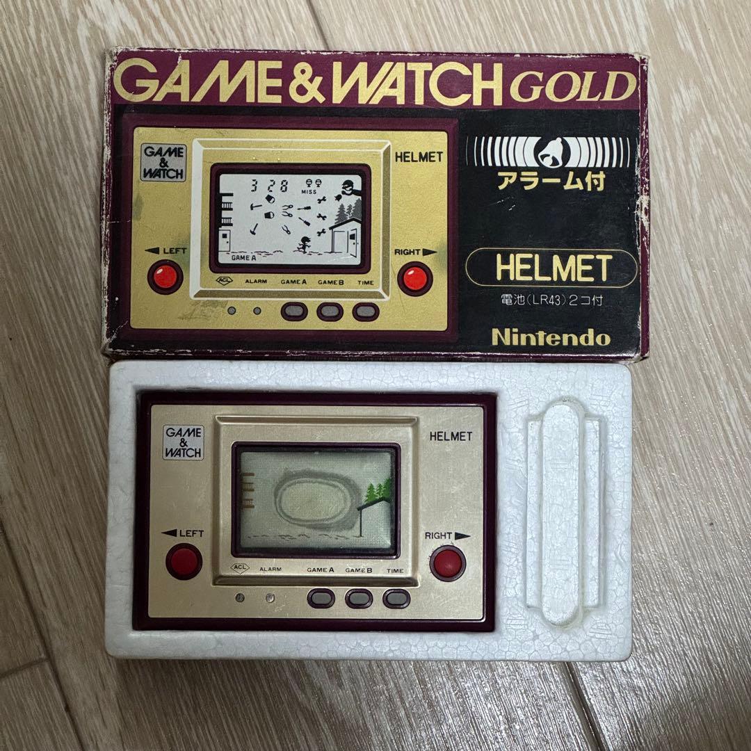 GAME & WATCH HELMET (CN-07) ゴールド