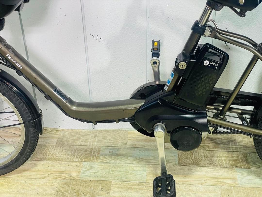 2986パナソニック12アンペア　3人乗り対応子供乗せ　電動アシスト自転車