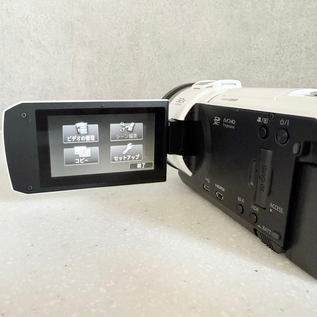 【極美品】パナソニック HC-VX1M ホワイト デジタル 4Kビデオカメラ