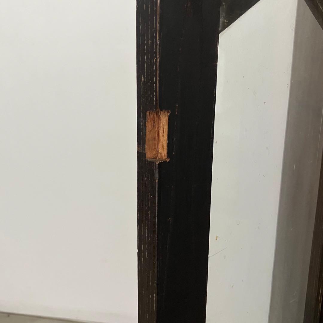 レトロ　アンティーク　古家具　古道具　ガラス棚　シェルフ　本棚　食器棚　昭和