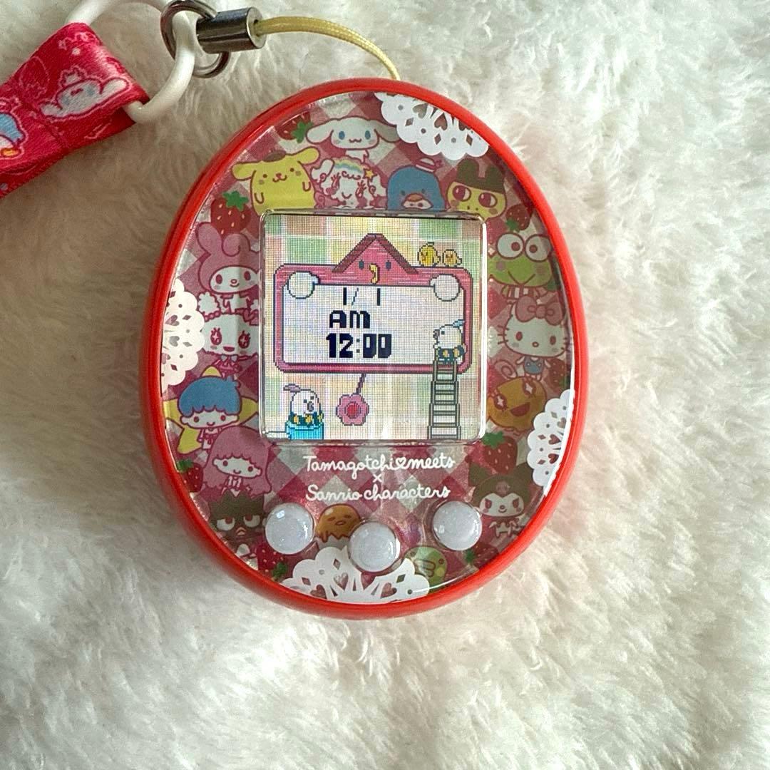 【美品】たまごっち みーつ サンリオキャラクターズDXセット　赤　希少　レア