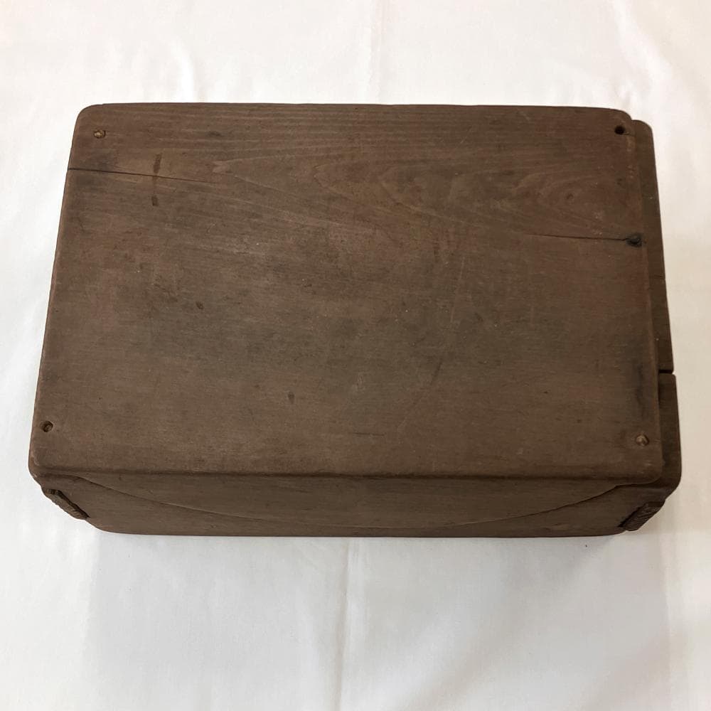 D-16　菓子型　鯛　木型　木製　金花糖　骨董　レトロ　アンティーク　年代物