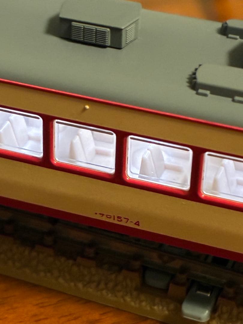 国鉄157系あまぎ7両　kato ライト室内灯点灯確認動力動作確認済