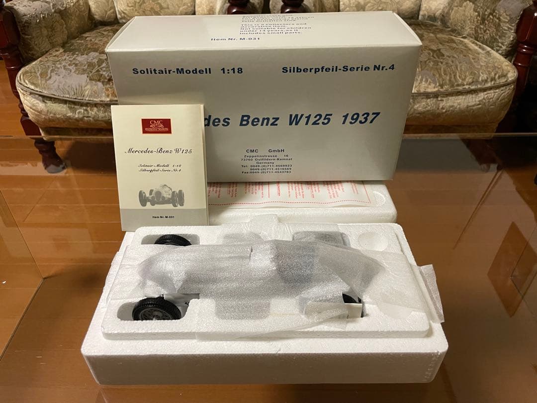 価格変更1/18 CMCメルセデス・ベンツ W125 1937年 未展示品