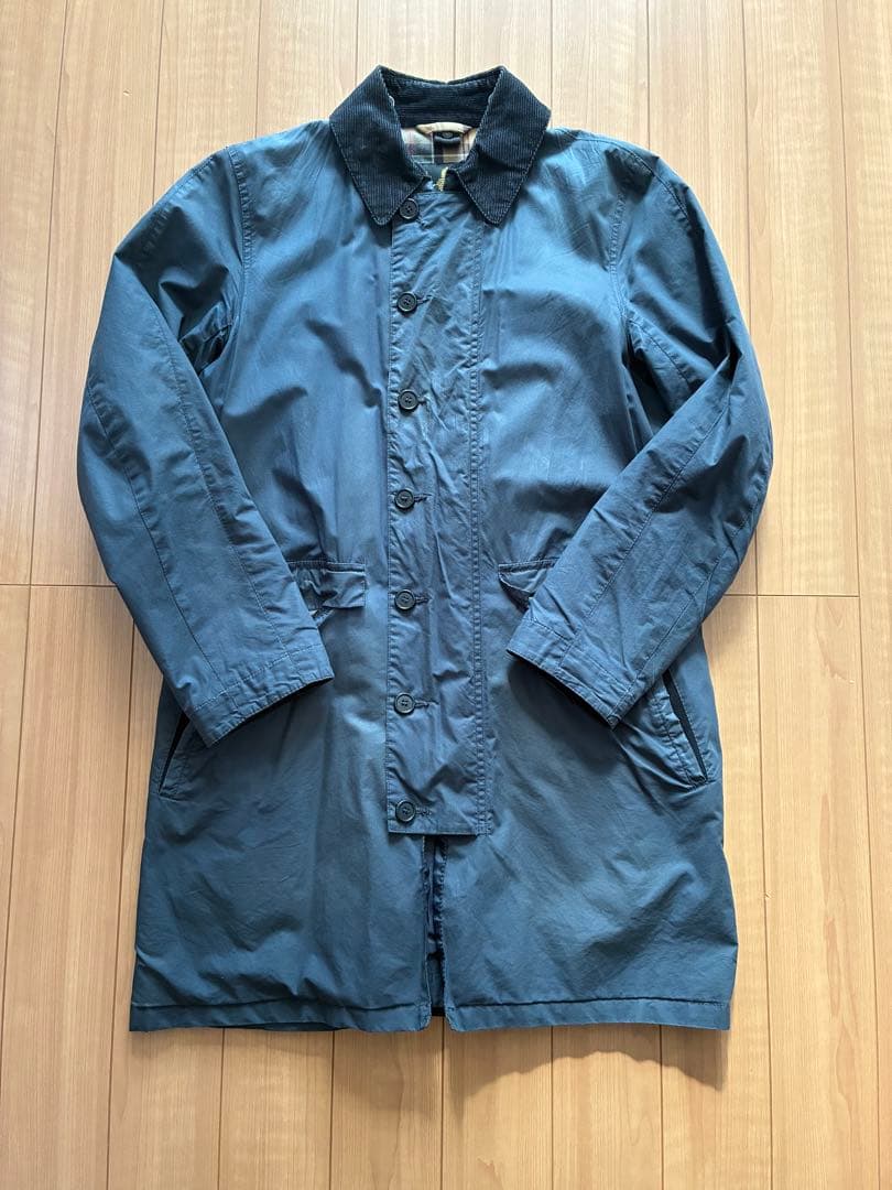 Barbour バブアー　SL BURGHLEY オイルドコート　36 ネイビー