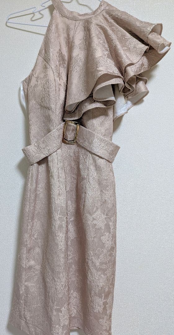 ローブドフルール♡肩フリルアシメントリードレス