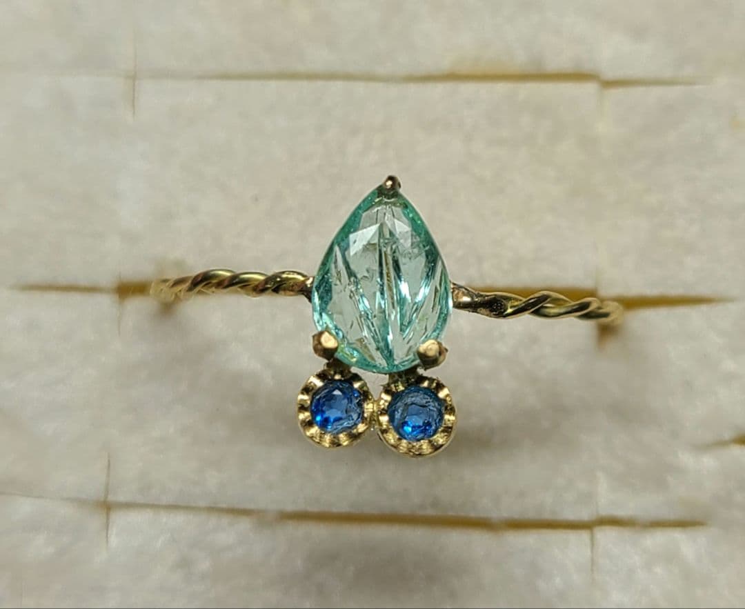 ミラノ日本の職人の腕が光る逸品です!★天然パライバトルマリン★