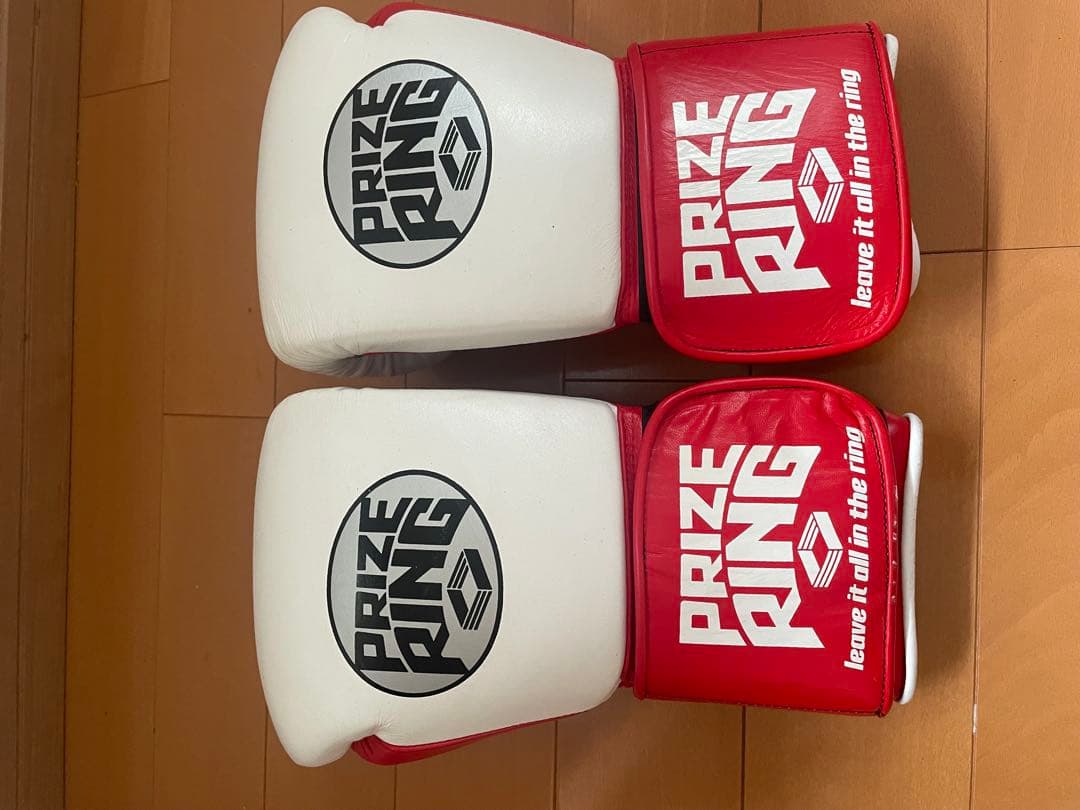 PRIZE RING ボクシンググローブ 14oz レッド/ホワイト