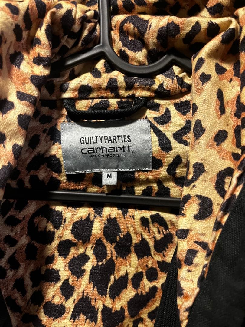 期間限定　ワコマリア　カーハート　アクティブジャケット　M ブラック　レオパード