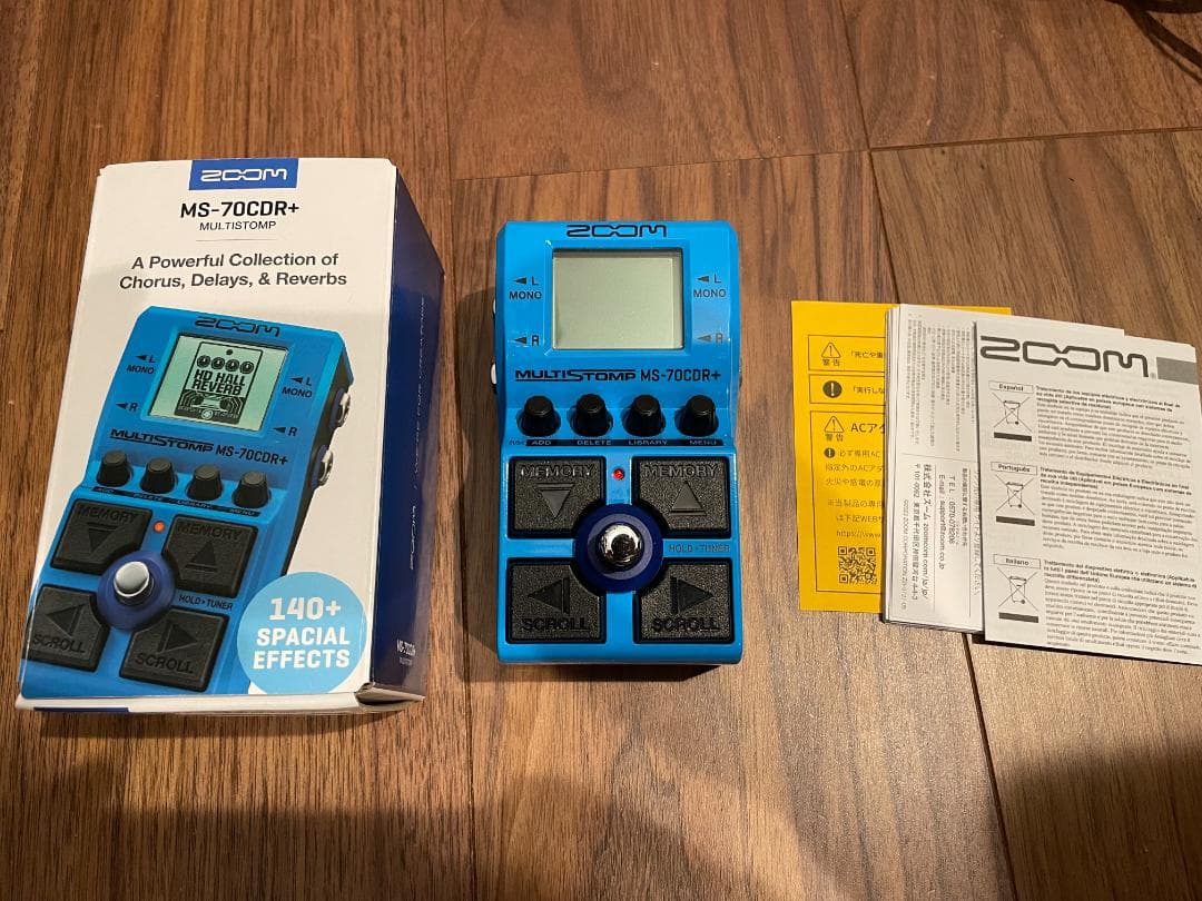 ZOOM MS-70CDR+ マルチエフェクター 箱付属品あり 美品