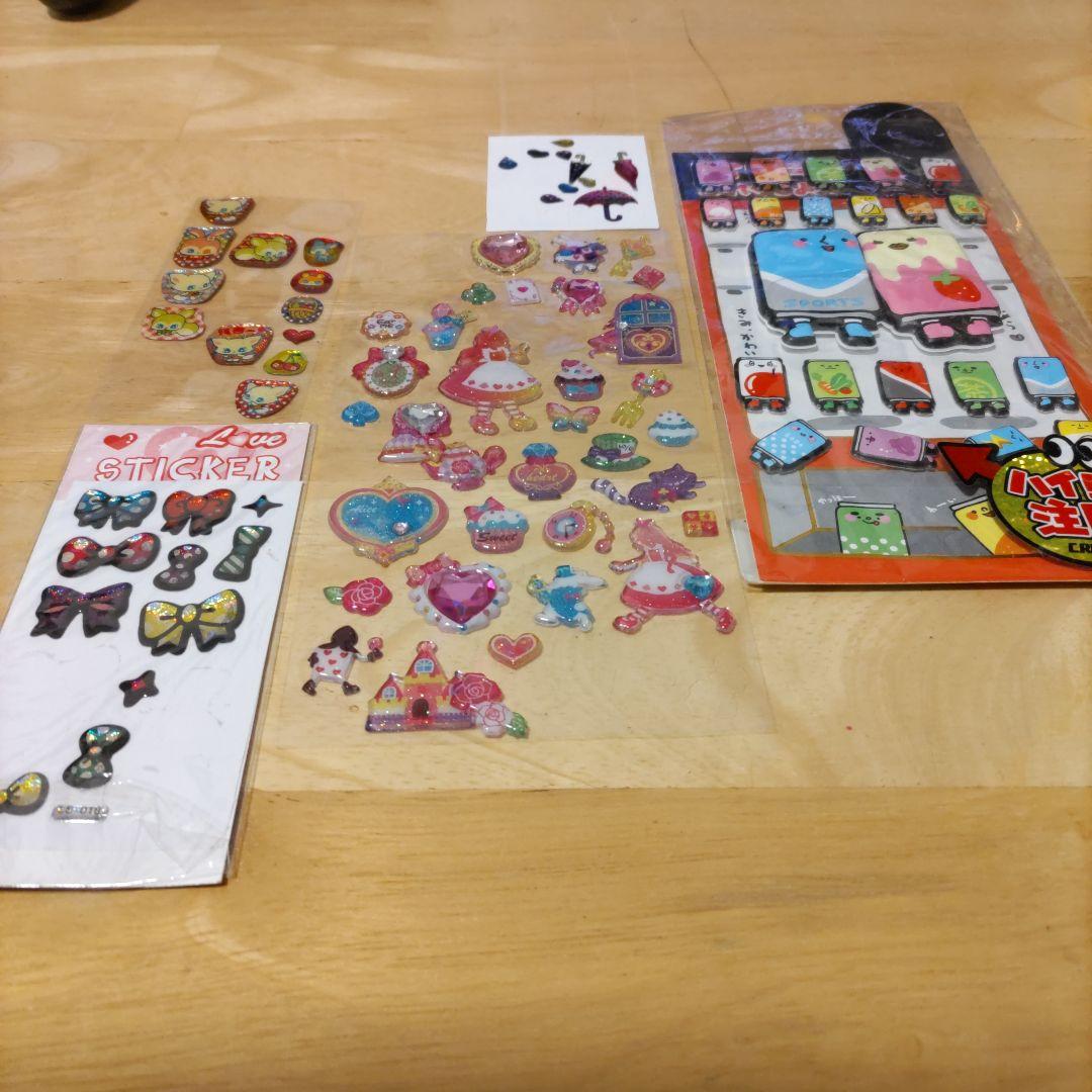 インスタ映え激レア　ぷくぷくシール系 キャラクターシールセット