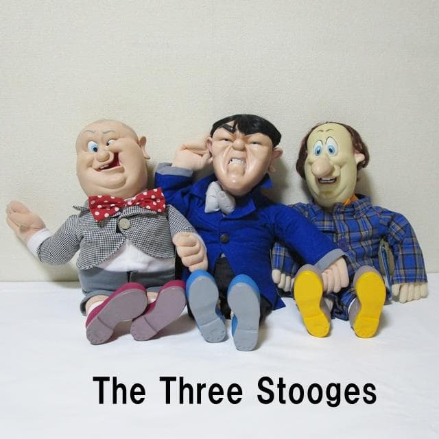 ビンテージ　未使用三ばか大将　The　Three　Stooges1996/５２㎝
