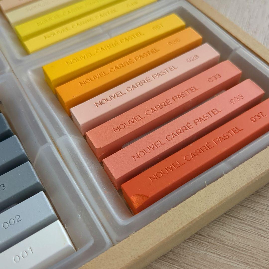 ヌーベル カレー パステル 72色 パステルアートセット 木製ケース入り