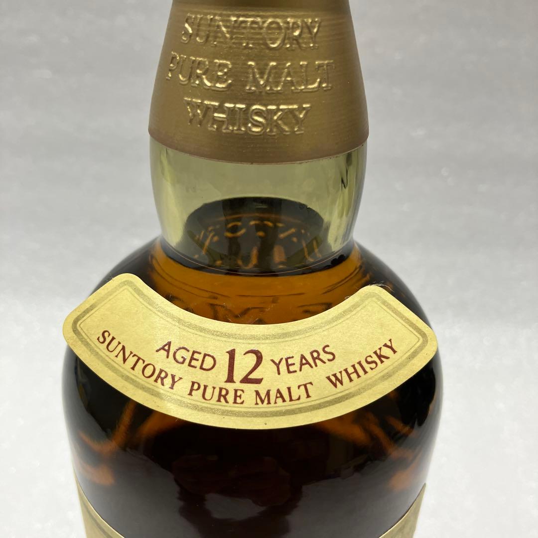SANTORY/サントリー　山崎12年　ウィスキー　　未開栓保管　箱なし現状