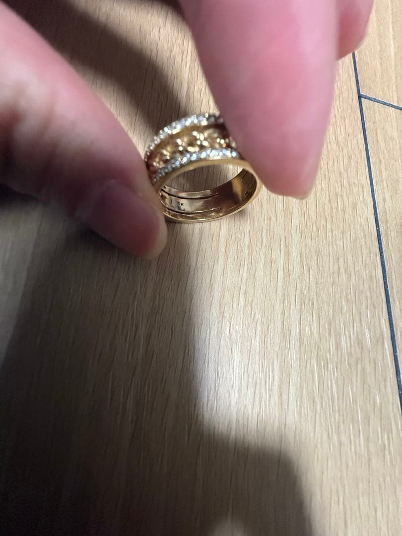 アヴァランチ　イエローゴールドリング