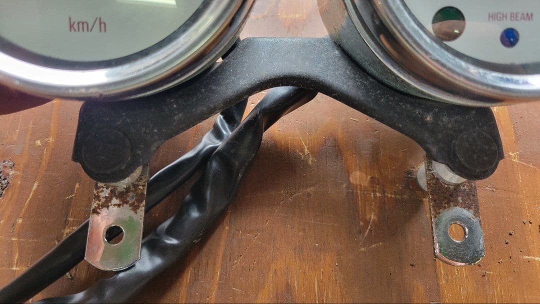 YAMAHA SR400 純正 スピードメーター タコメーター