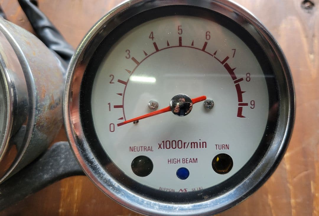 YAMAHA SR400 純正 スピードメーター タコメーター