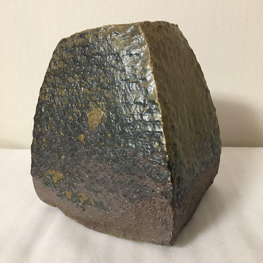 備前焼　斉藤隆　花器　花瓶