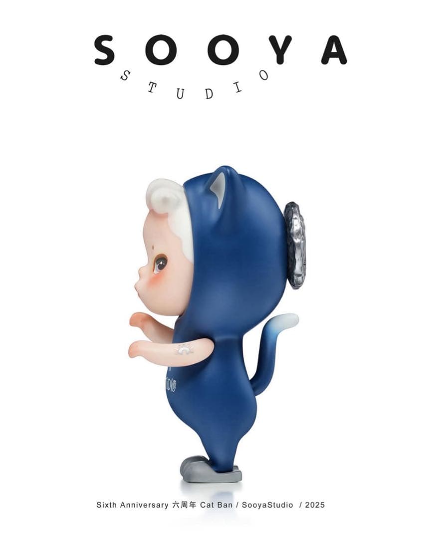 SooyaStudio 6 周年Cat Ban フィギュア 2025