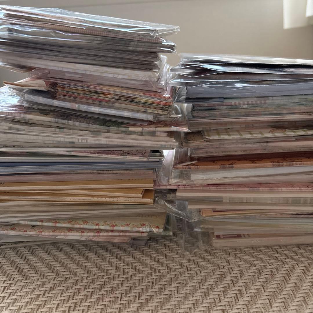 60サイズ コラージュ素材 メモ帳 まとめ売り 紙モノ 大量 おすそ分けファイル