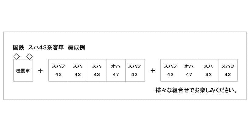 KATO HO 1-508 スハフ42 茶 国鉄客車