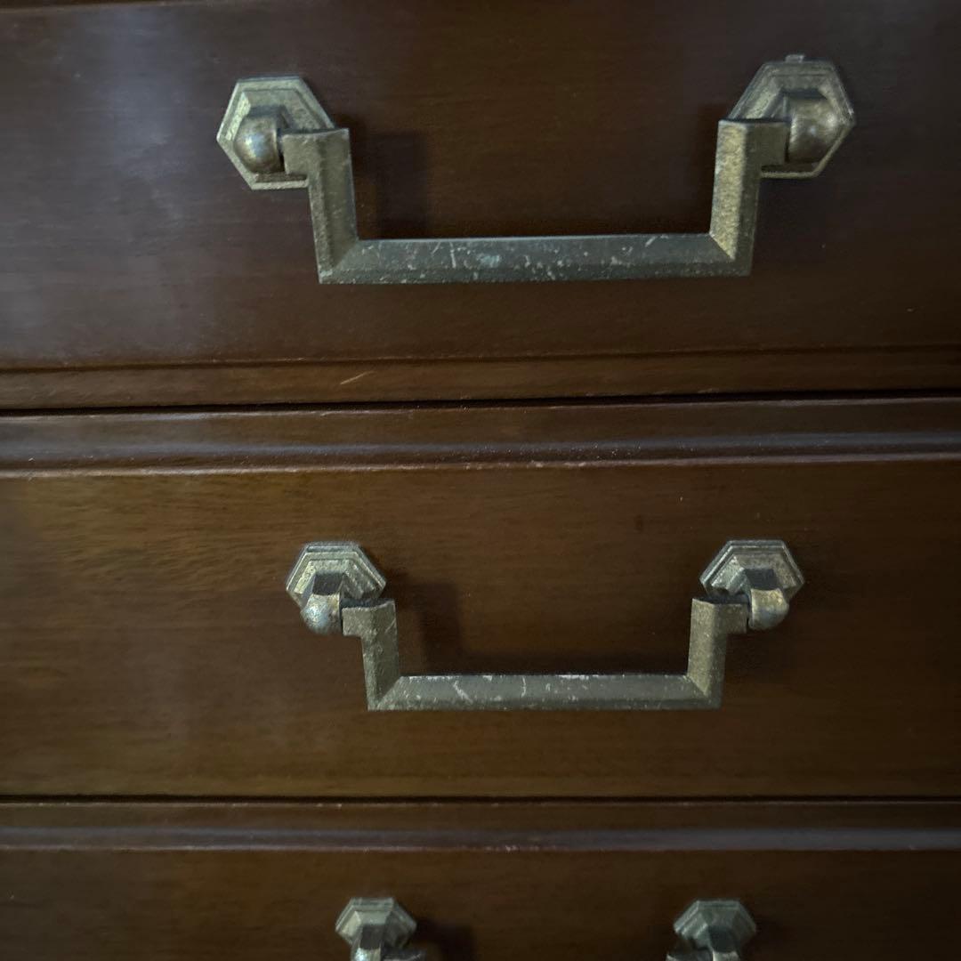 マルニ　地中海　チェスト木製6段タンス ダークブラウン