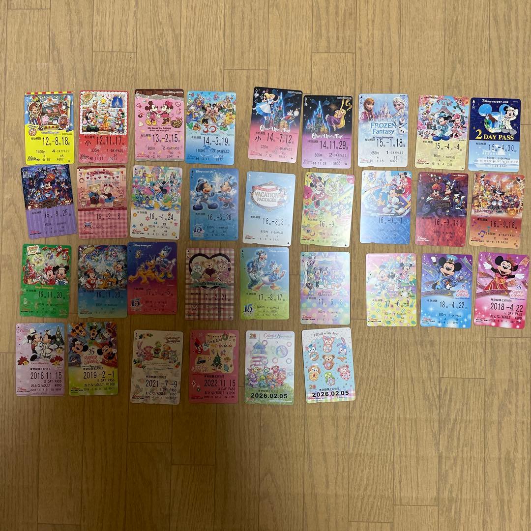 ディズニー リゾートライン フリーきっぷ まとめセット