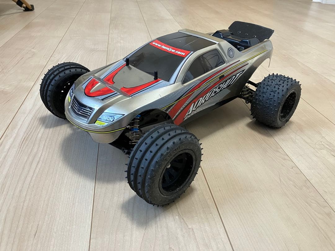 [ほぼフルオプション]タミヤDT03Tアクロショット、説明書付/田宮