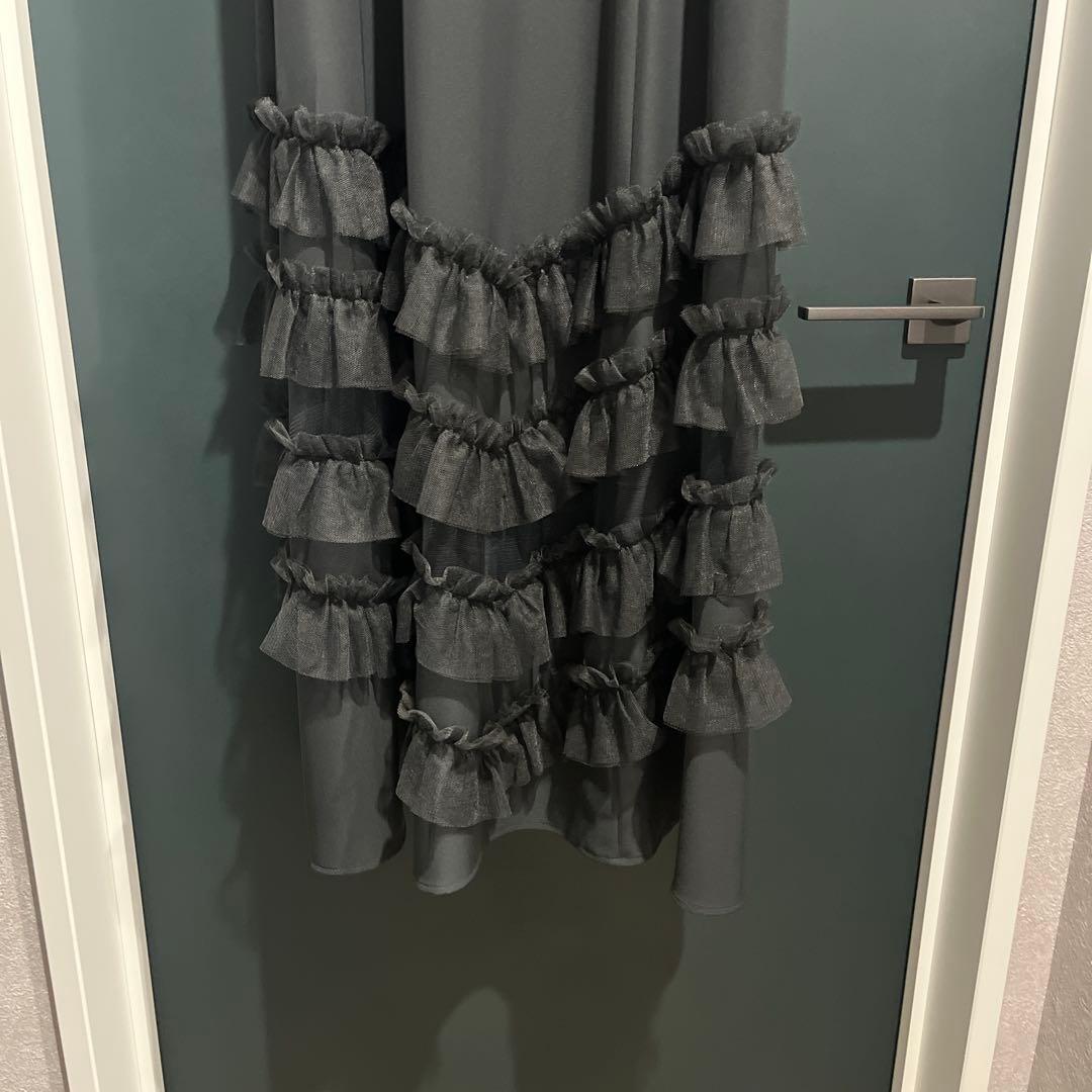 et.UNiVER セットアップロングドレス Mサイズ チャコールグレー