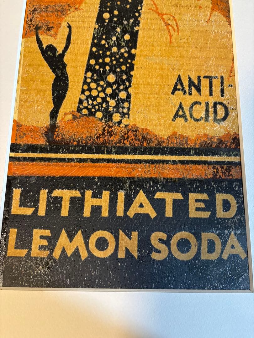 ✴︎レア入手困難✴︎【セブンアップ7up 】ヴィンテージブリキ看板　額縁付