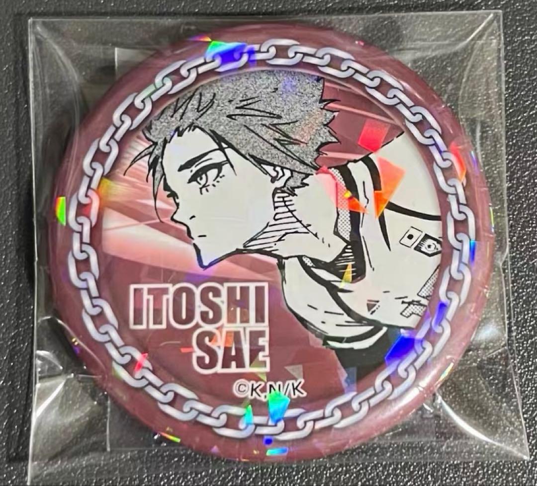 ブルーロック　糸師冴　プリンセスカフェ　缶バッジ 2点