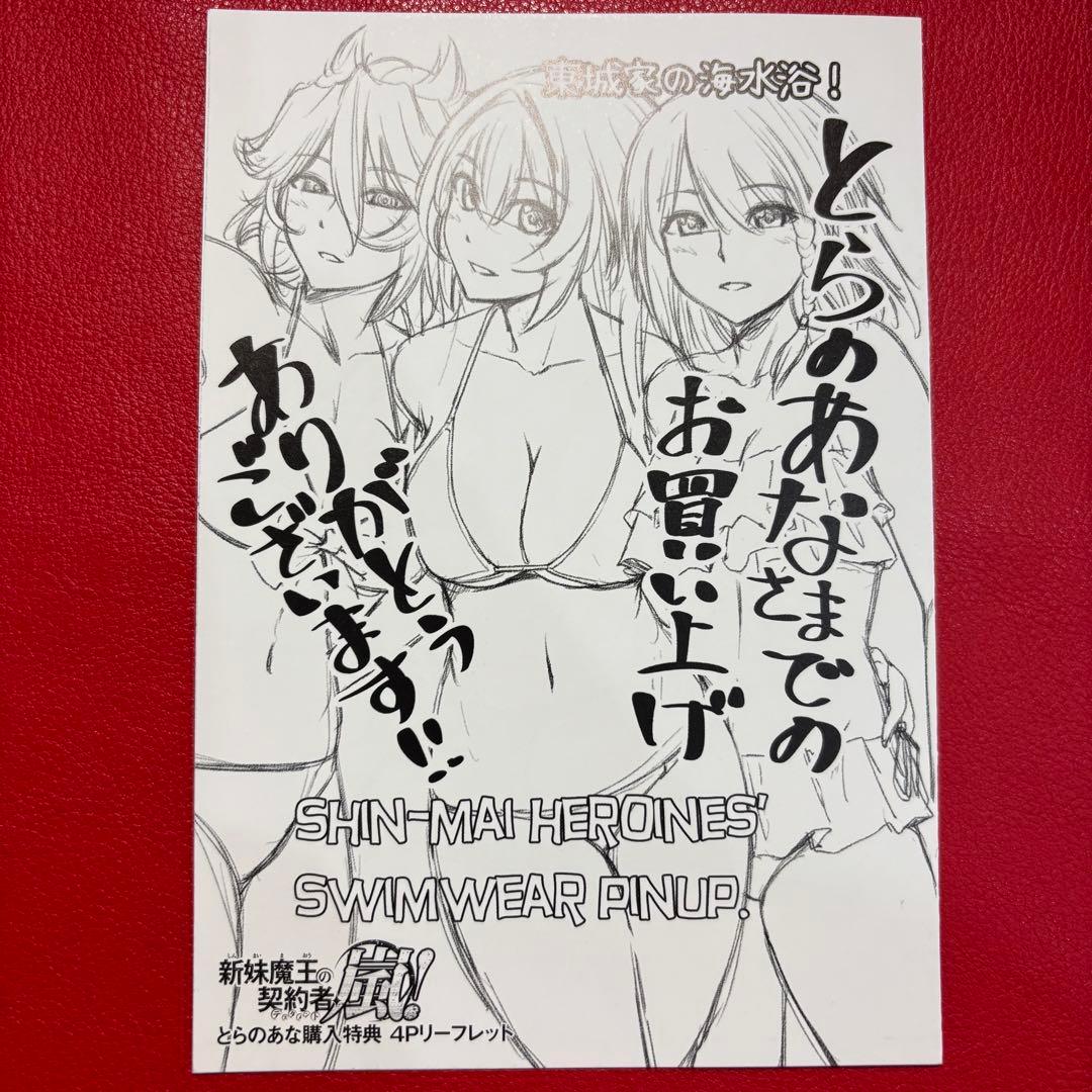 新妹魔王の契約者 嵐！ とらのあな特典 小冊子 リーフレット