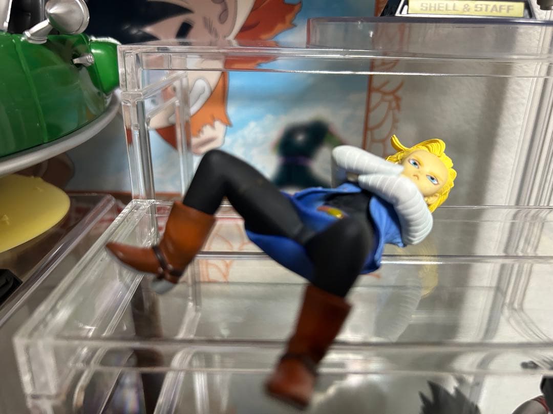 箱有り ドラゴンボール デスクトップリアルマッコイ人造人間17号 18号