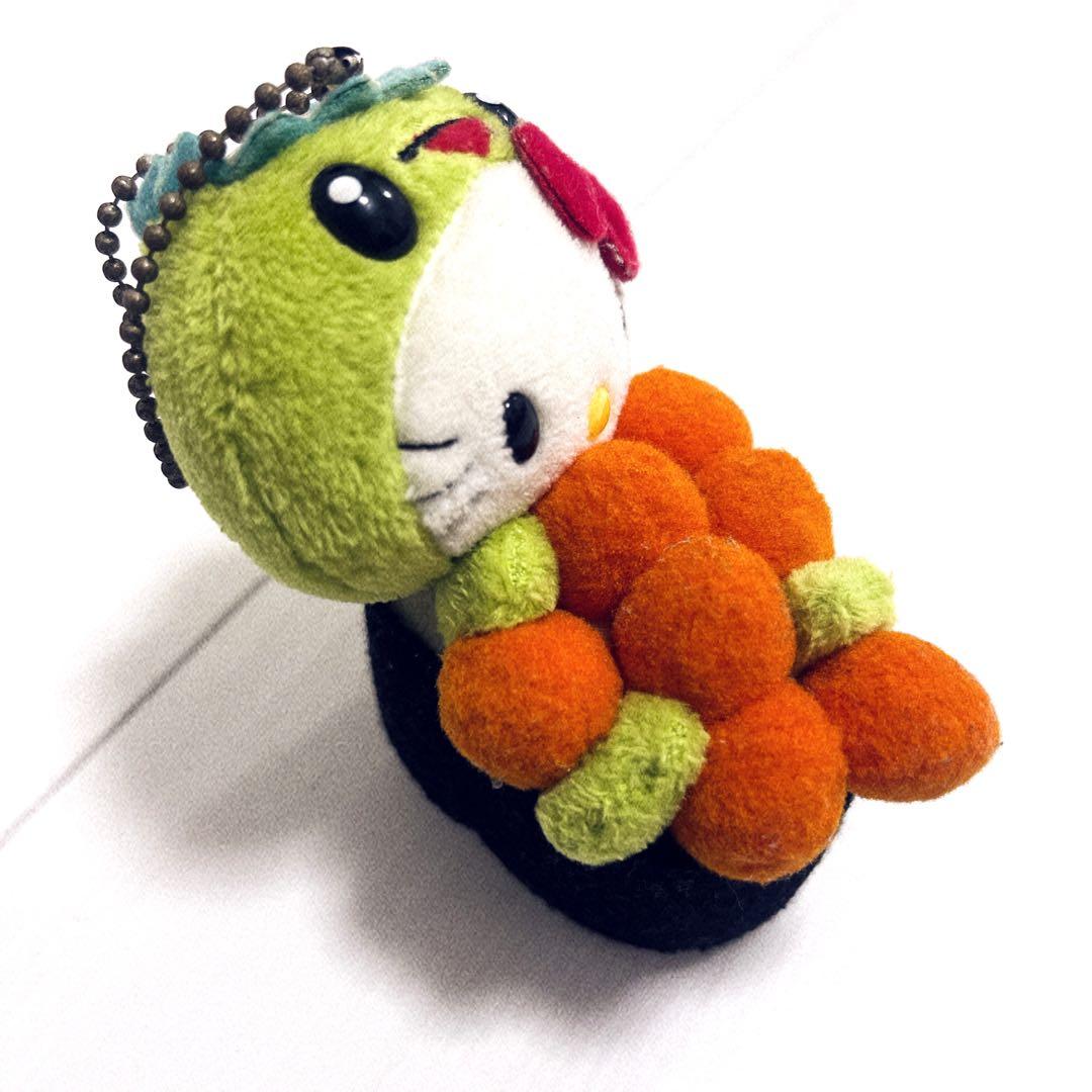 ハローキティ　かっぱ寿司　限定　いくら　軍艦　寿司　ぬいぐるみ　kitty