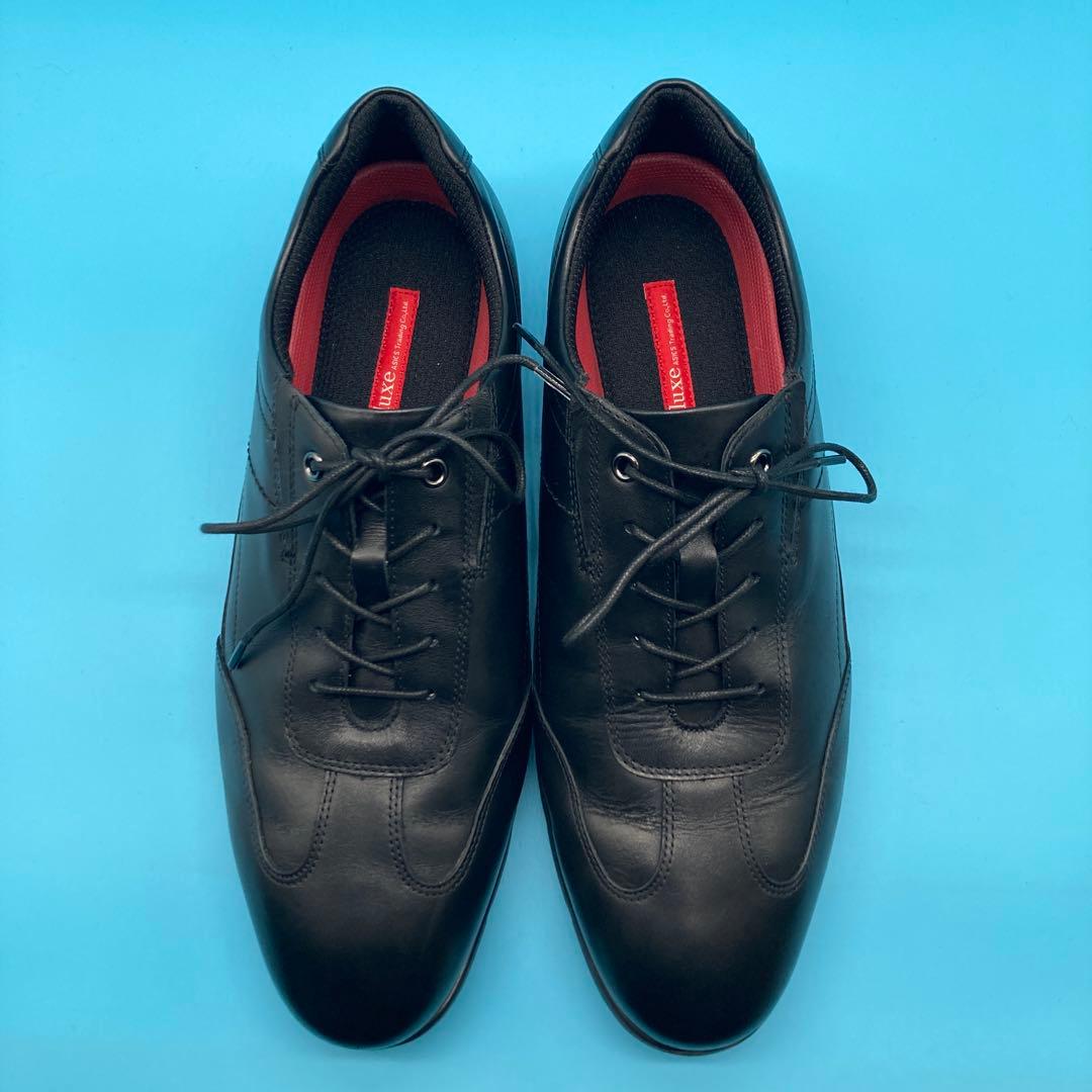 【未使用】アシックスtexcy luxeビジネスシューズasics 25cm黒