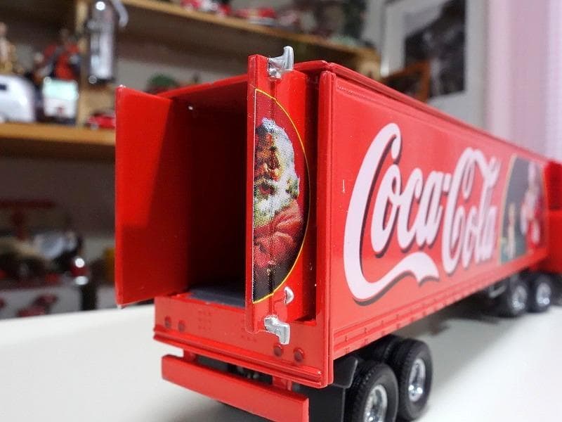 コカコーラ マッチボックストラック トレーラー メタル製 サンタトラック