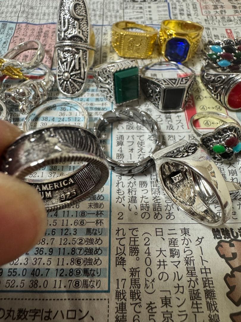 (複数のデザインのリングセット)