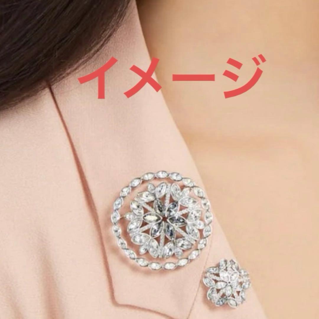 SWAROVSKI GINETTE ブローチ