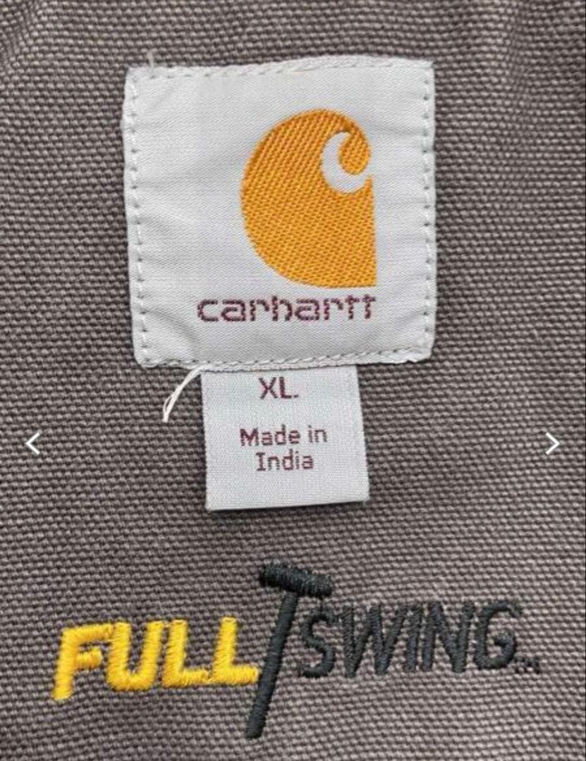 カーハート　carhartt アクティブジャケット　　グレーXLサイズ
