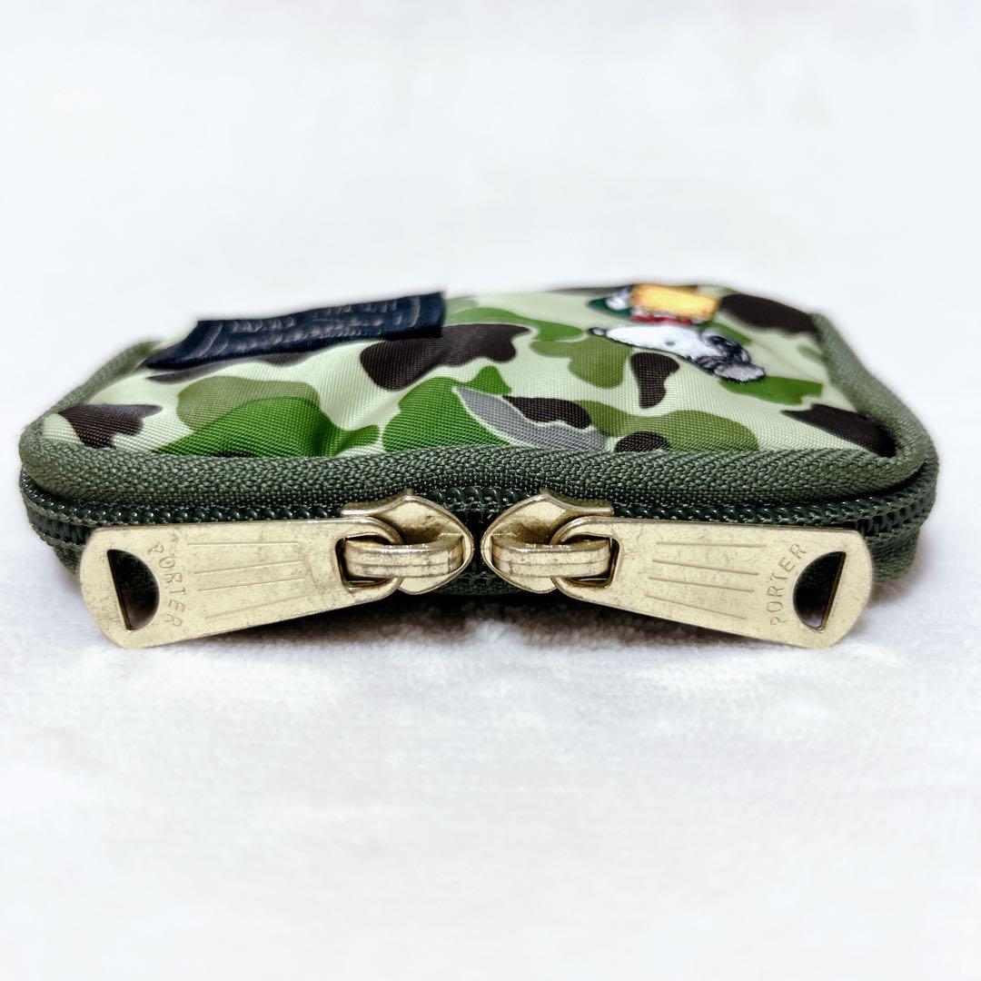 ✨美品✨PORTER スヌーピー コラボ カモフラ 6連キーケース 限定