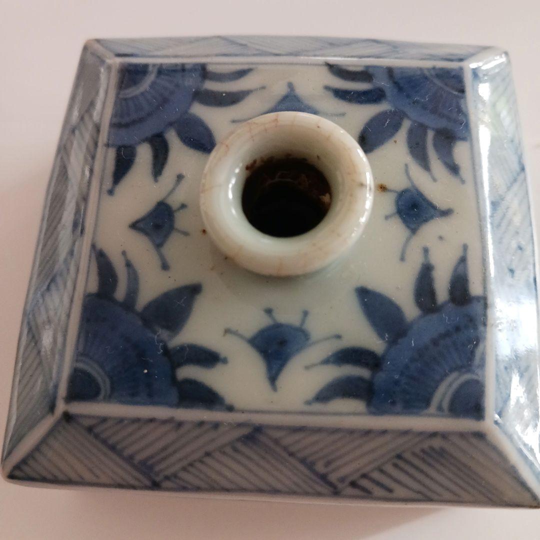 古伊万里　染付け　油壺